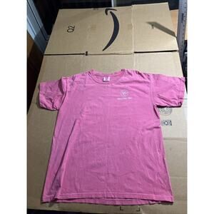 Sassy Frass Pink Top T-shirt Large, Stay Wild Graphic Print, Vintage‎ Logo Tee